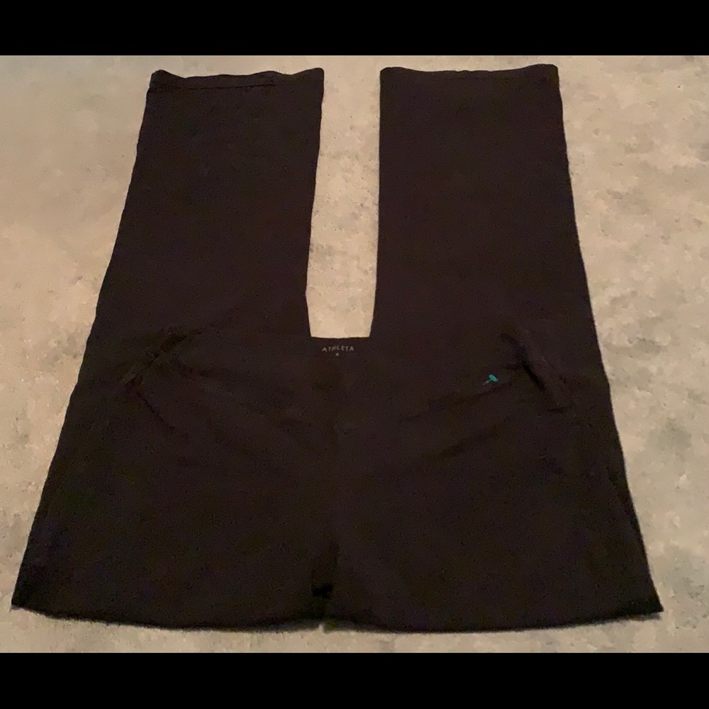 ATHLETA Black Straight Leg Pants